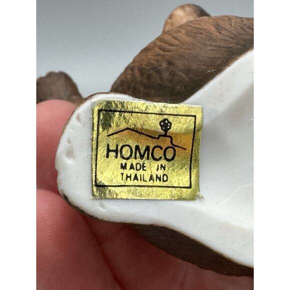 Vintage Homco Home Interiors #1414 Set of 3 Brown Bear Cubs Figurines - Picture 6 of 14